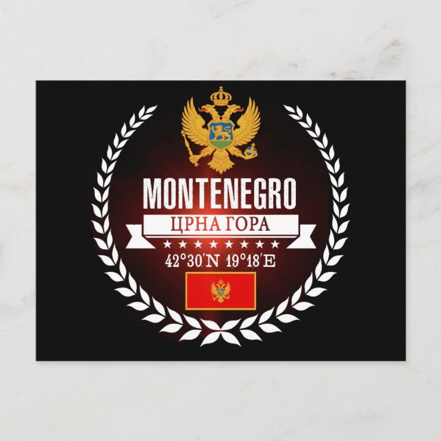 Montenegro Postkarte (Vorderseite)