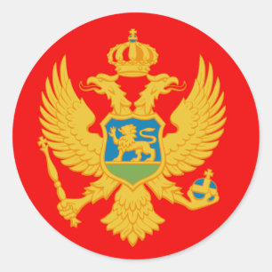 Montenegro Runder Aufkleber