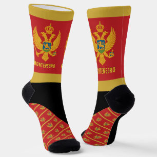 Montenegro Socken, Montenegro Flaggenfarben / Spor Socken
