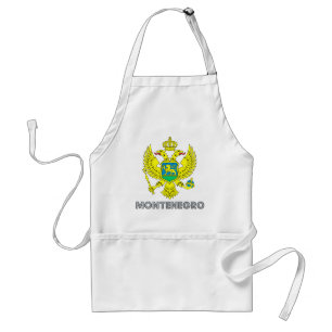 Montenegro-Wappen Schürze