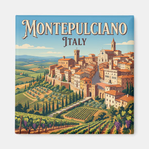 Montepulciano Italien Magnet
