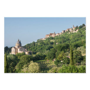 Montepulciano Kathedralen- und StadtFotodruck Fotodruck