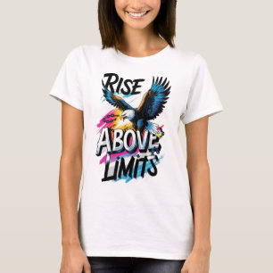 Monter au-dessus des limites T-shirt d'aigle