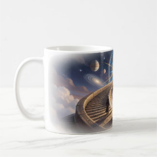 Monter dans les rêves sur le mug de l'escalier