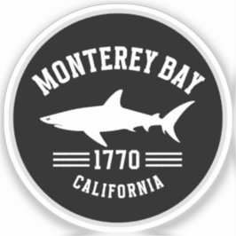 Monterey Bay California Surfer Paradise Aufkleber