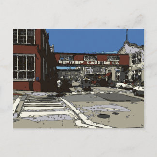 Monterey Bay Cannery Row Painting Postkarte