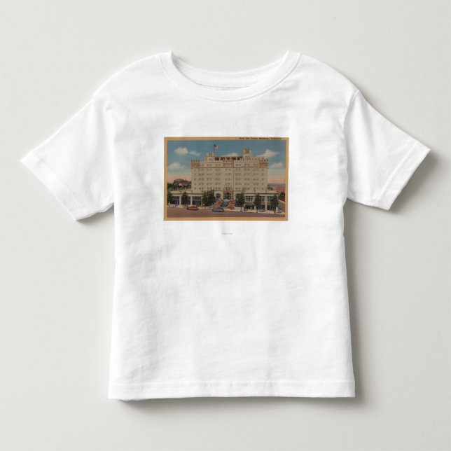 Monterey, CA - Hotel-San- Carlosansicht Kleinkind T-shirt (Vorderseite)