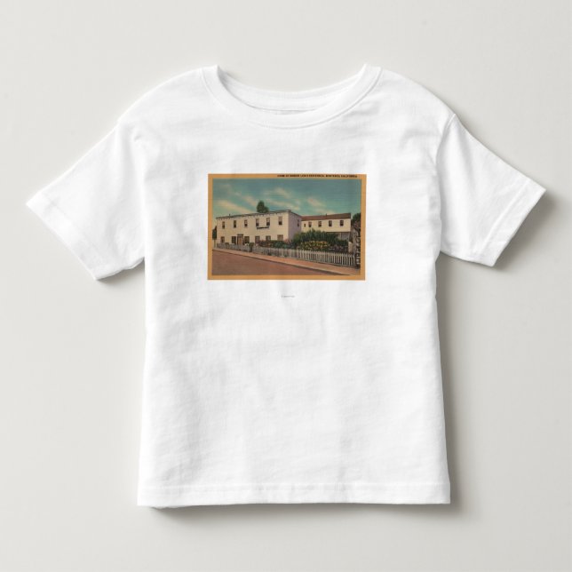 Monterey, CA - Zuhause von Robert Louis Stevenson Kleinkind T-shirt (Vorderseite)