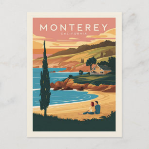 Monterey California Beach Postkarte