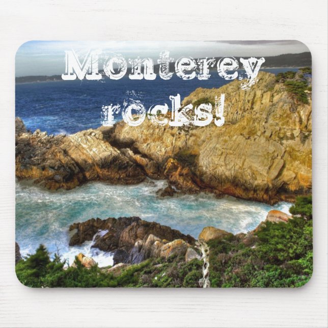 Monterey-Felsen! Mousepad (Vorne)