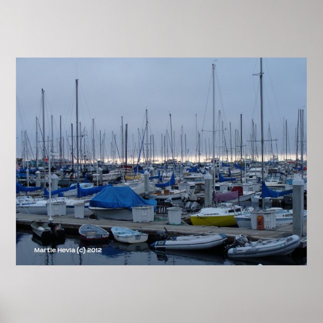 Monterey Marina Poster (Vorne)