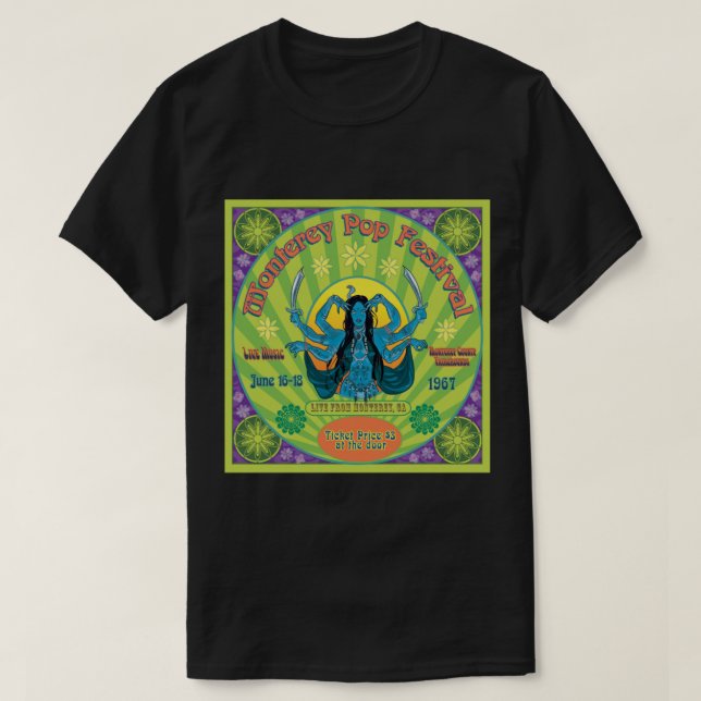 Monterey Pop Festival Classic T-Shirt (Design devant)