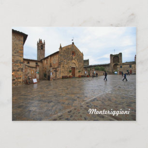 Monteriggioni Postkarte