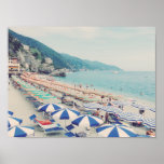 Monterosso al Mare, Cinque Terre, Italy Photo Poster<br><div class="desc">A view of the beach in Monterosso al Mare,  Cinque Terre,  Italy</div>