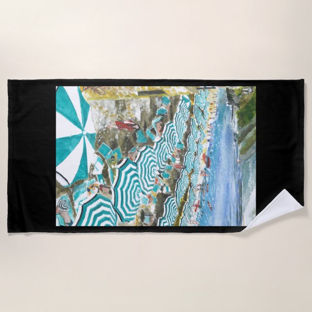 Monterosso al Mare, Italien Strandtuch (Vorderseite)