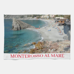 Monterosso al Mare view Teetuch Geschirrtuch