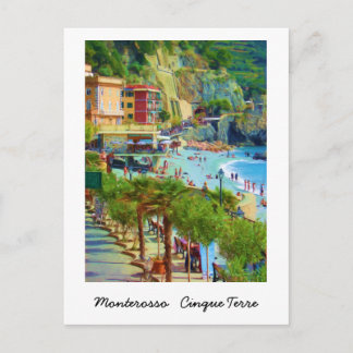 Monterosso, Cinque Terre, Italien Postkarte