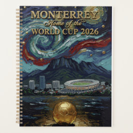 Monterrey 2026 Fußball Luxus-Fußball-Wandkunst Planer