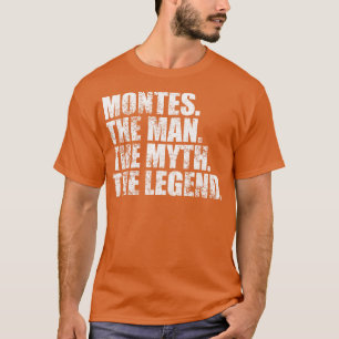 MontesMontes Familienname Montes Nachname Montes T-Shirt