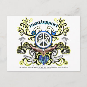 Montesori Peace Postkarte