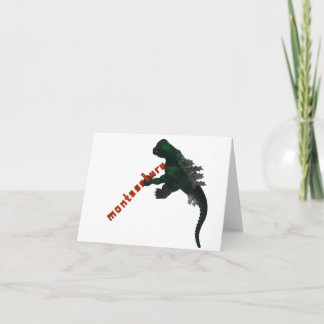 Montessaurus Zauber seinen Namen Note Card Karte