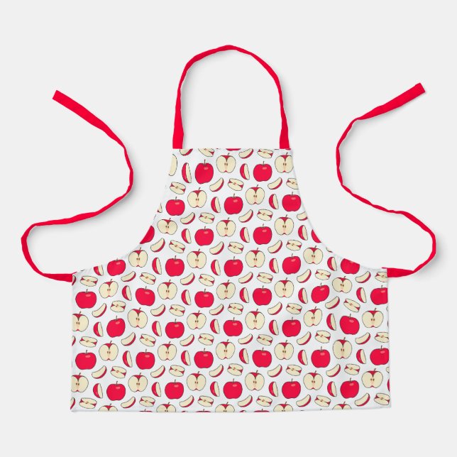 Montessori Apple Food Prep Schürze für Kinder (Vorderseite)