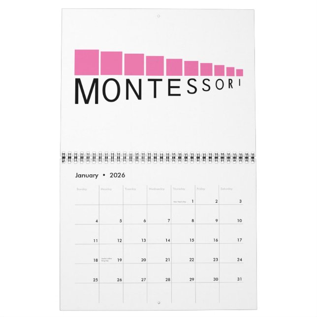 Montessori Kalender und Kunstdrucke (Jan 2026)