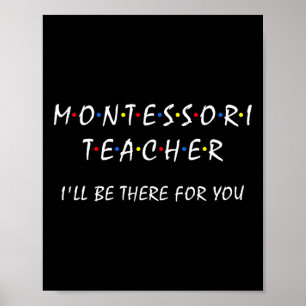Montessori-Lehrer Ich werde für dich da sein Lusti Poster