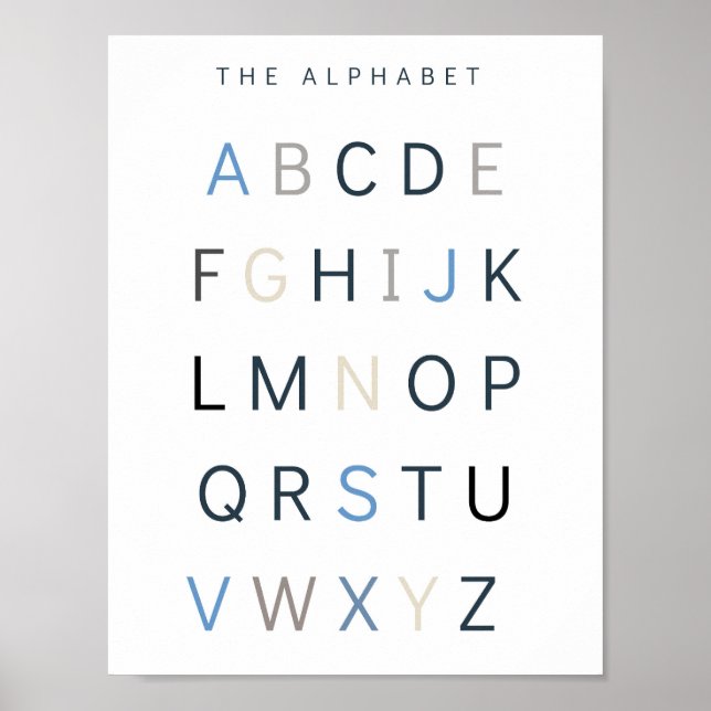 Montessori méthodes posters enfants posters neutre (Devant)