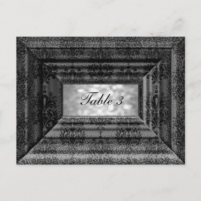 Monteuxe Shade Tischnummer Card (Vorderseite)