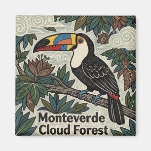 Monteverde-Nebelwald Toucan Costa Rica Magnet