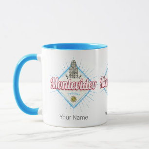 Montevideo City Uruguay Palacio Salvo Souvenir Tasse