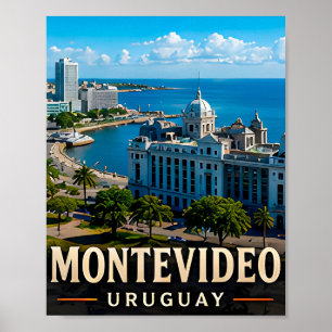 Montevideo - Küsten-Eleganz und uruguayischer Char Poster