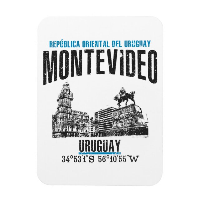 Montevideo Magnet (Vertikal)
