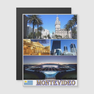 Montevideo Mosaic - Uruguay - Magnetkarte