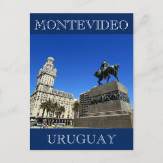 montevideo plaza uruguay postkarte