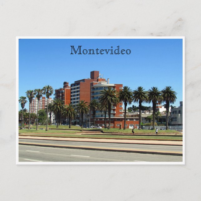 Montevideo Postkarte (Vorderseite)