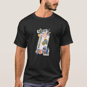Montevideo Uruguay Bordkarte Flugticket T T-Shirt