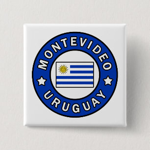 Montevideo Uruguay Button