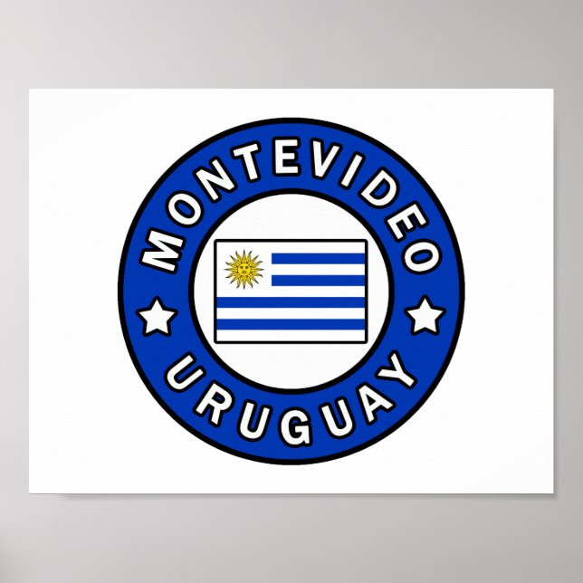 Montevideo Uruguay Poster (Vorne)