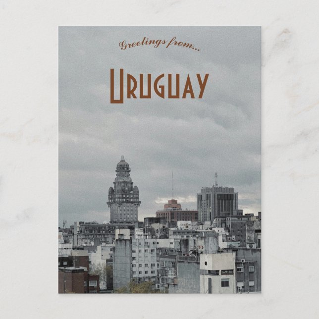Montevideo Uruguay Postkarte (Vorderseite)