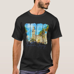 Montevideo Uruguay Reisen Reise Montevideo Urlaub T-Shirt