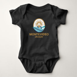 Montevideo Uruguay South America Baby Strampler
