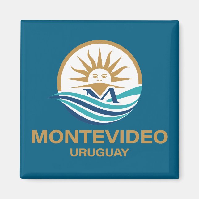 Montevideo Uruguay South America Magnet (Vorne)