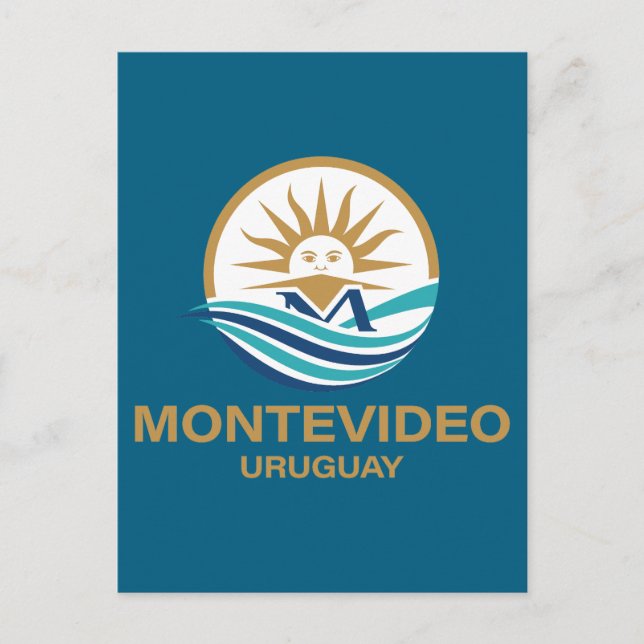 Montevideo Uruguay Südamerika Postkarte (Vorderseite)