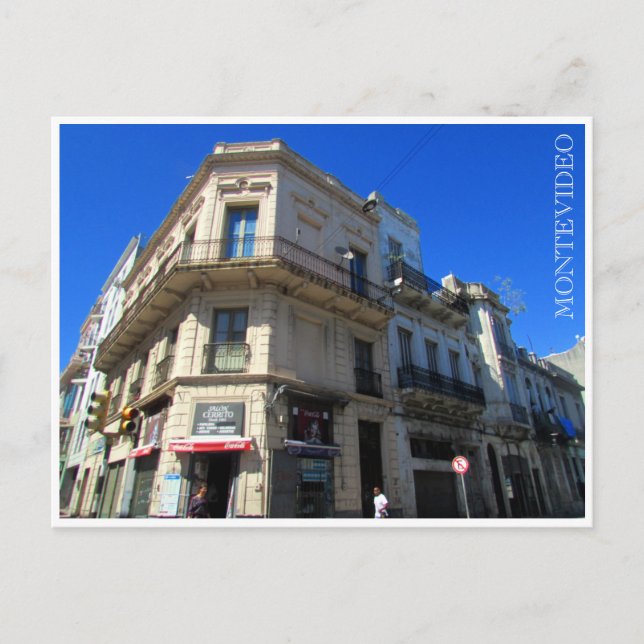 Montevideo viejo postkarte (Vorderseite)