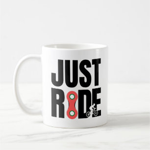 Montez simplement en VTT mug Downhill mountain bik