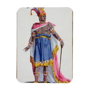 Montezuma, der Kaiser von Mexiko (1466-1520) 1780 Magnet
