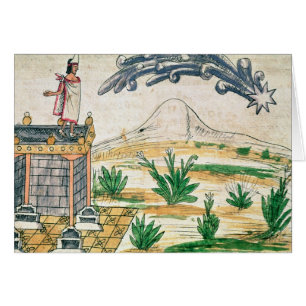 Montezuma II einen Kometen, 1579 aufpassend
