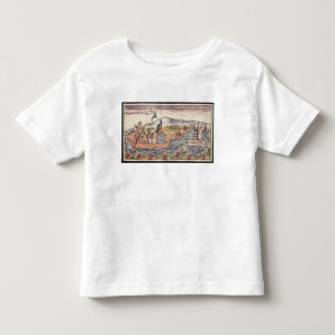 Montezuma II schnell verlassend nachdem dem Hören Kleinkind T-shirt